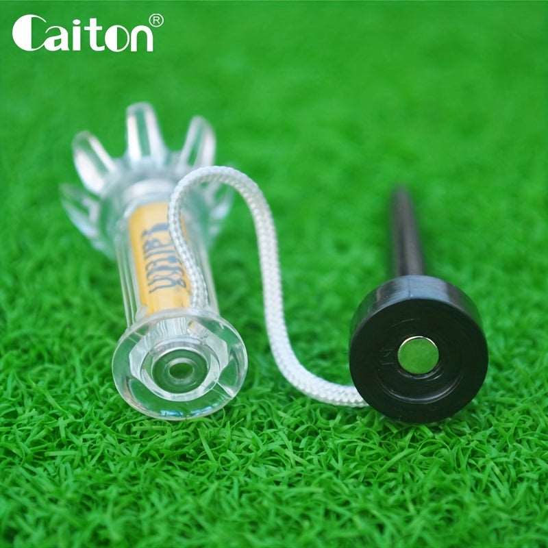 Caiton 5pcs Magnetic Plastic Golf Tee Set - Innovative 360 deg Bounce - Two Sizes Available
