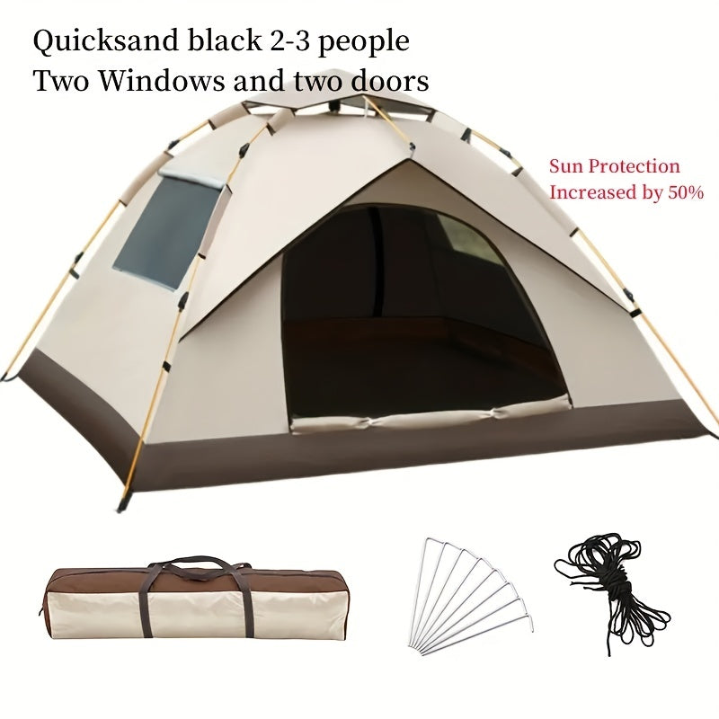 Quick Opening Fully Automatic Outdoor Camping Tent with Waterproof and Mosquito-proof Features