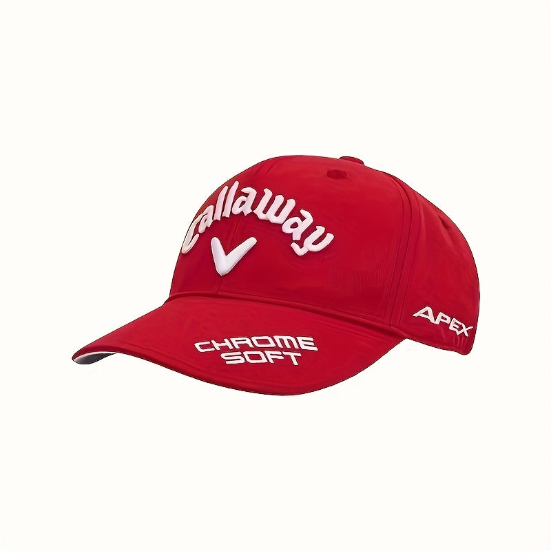 Trendy Embroidery Baseball Cap Solid Color Golf Hat Casual Breathable Unisex