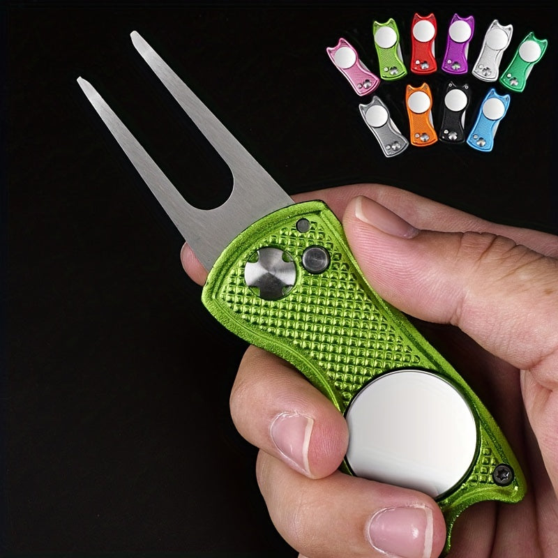 Portable Magnetic Golf Divot Repair Tool