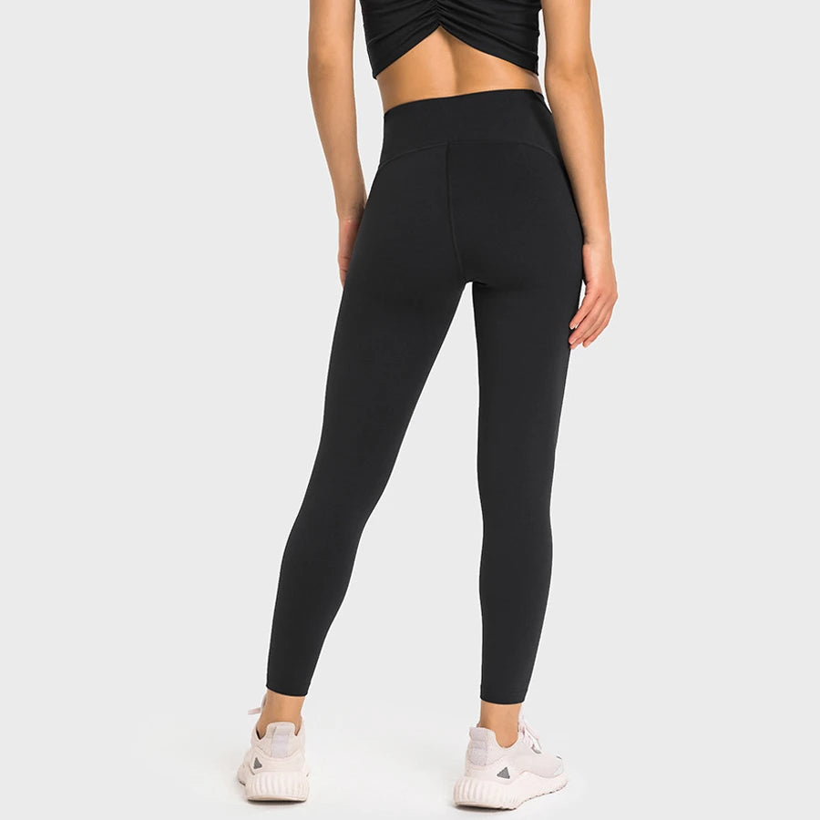Wunder Train High-Rise Gym Tights 25'' Four-way stretch Supportive Yoga Pants Women Naked Feel Sweat-wicking Workout Leggings
