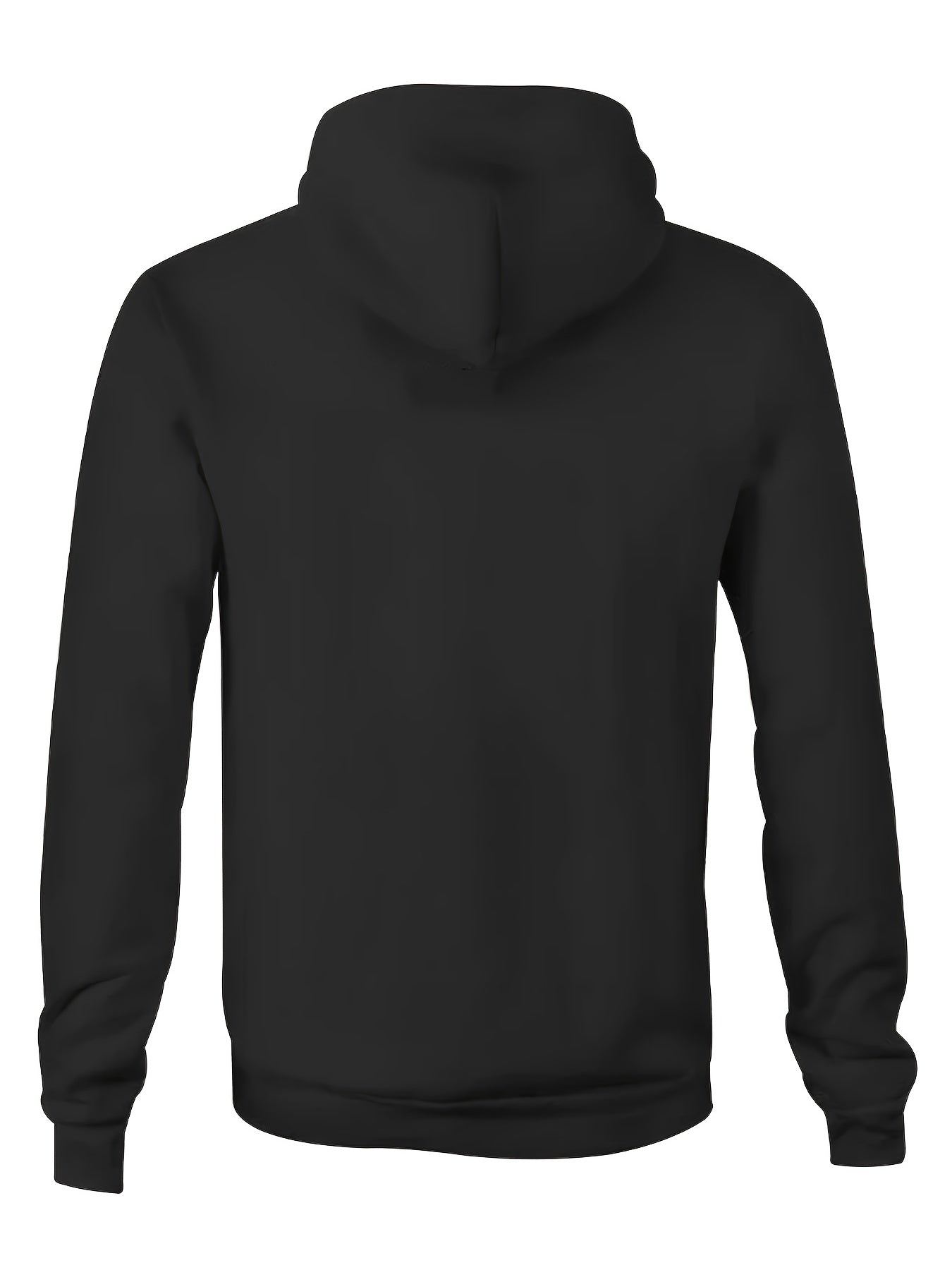 Plus Size Men's Hoodie "Just The Tip I Promise" US Flag Print Sweatshirt