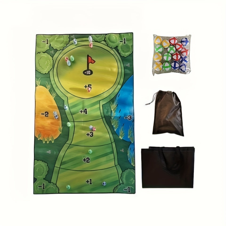 Premium Golf Game Set with Impact Golf Mat - Perfect Golf Practice Mat for Golfers