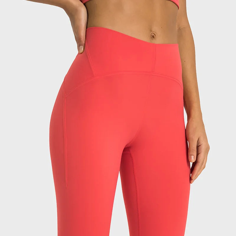 Wunder Train High-Rise Gym Tights 25'' Four-way stretch Supportive Yoga Pants Women Naked Feel Sweat-wicking Workout Leggings