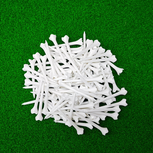 Premium Plastic Golf Tees - 50/100pcs, 3-1/4 Inch/2-3/4 Inch - Ideal Gift for Golf Enthusiasts