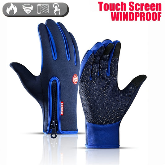 Winter Sports Gloves - Warm, Waterproof, and Non-Slip with Touchscreen Compatibility